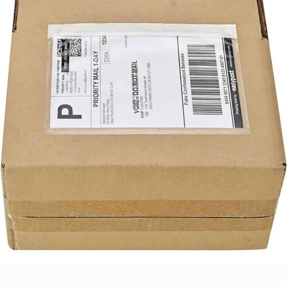 50 Label Invoice Pockets